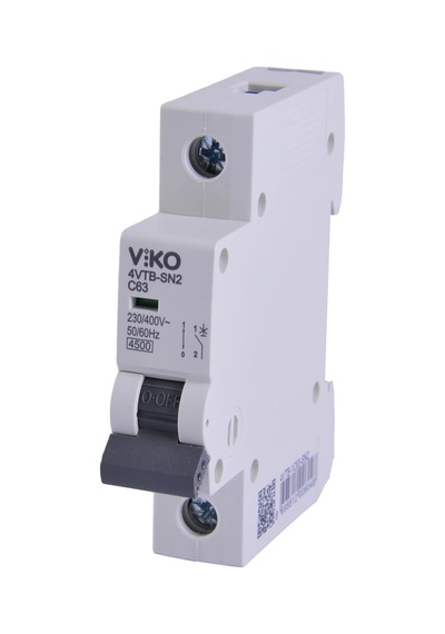 Viko 4vtb-1c63 Otomatik Sigorta 4,5ka C Tipi 1 Kutup 63a 10