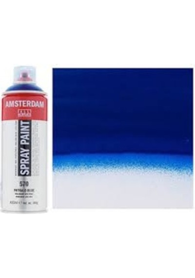 Talens Amsterdam Akrilik Sprey Boya 400ml Phthalo Blue 570 Mavi