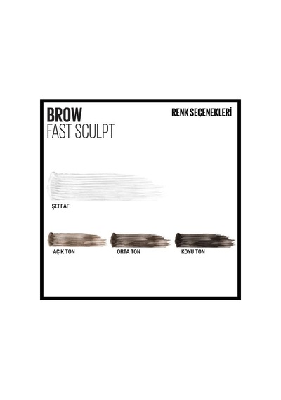 Maybelline New York Brow Fast Scupt- 10 Clear