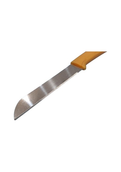 Altılı Dişli Meyve Bıçağı- Sarı Sap Sarı