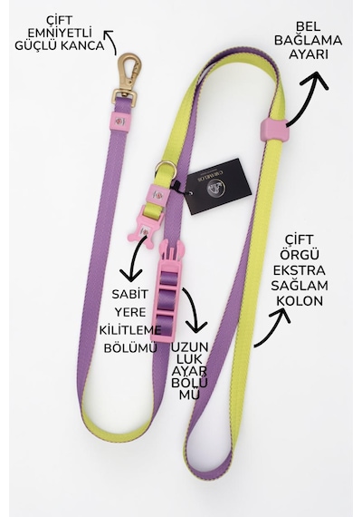 Caramelos Hands-free Eller Serbest Gezdirme Kayışı 2 Cm- Çok Fonksiyonlu- Çift Emniyet Kancalı- Lüks Seri Ls