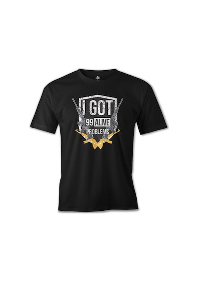 Pubg - Problems Siyah Erkek Tshirt