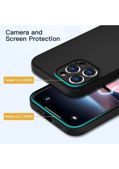 Apple Uyumlu iPhone 13 Pro Max Kilif Lens Korumali Soft Premium Silikon 510522699