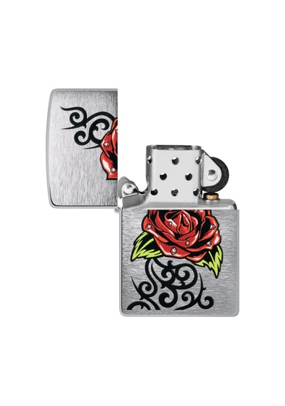 Zippo 200 23fpf Rose Tattoo Design Çakmak