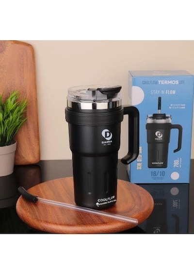 Daima Cool Flow Termos Siyah 780 Ml Genel