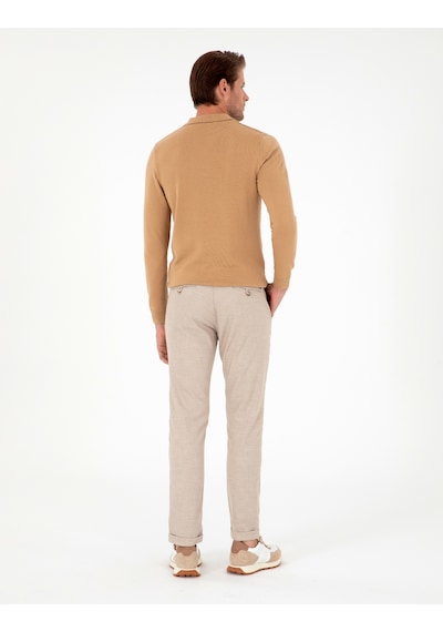 Pierre Cardin Erkek Bej Pantolon Kanvas-chino 50296178-vr011 Bej