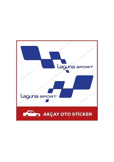Renault Laguna Sport Sticker Takım Set Laguna Sticker Oto Sticker