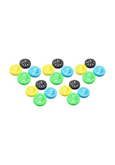 Plastik Tekerlek 16 Adet 8 Adet Mil Φ45 MM