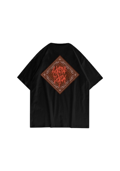 Flood Of Style Unisex Cactus Jack Bandana Siyah Tshirt