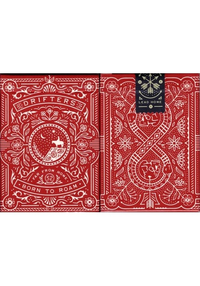 Bicycle Drifters Red Oyun Kağıdı Limited Edition Uspcc Koleksiyonluk İskambil Kartları Destesi