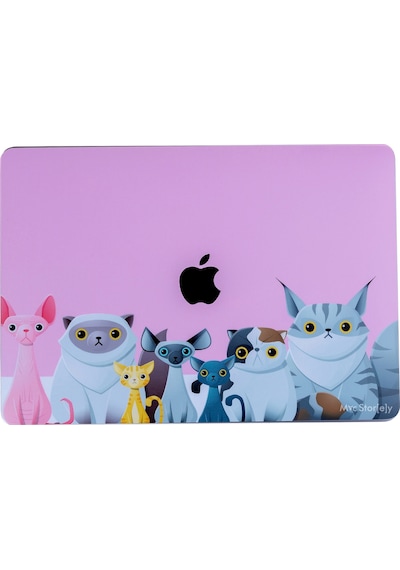 Apple Uyumlu MacBook Air Kılıf Laptop Koruyucu Kaplama Sticker A2179 İle Animal03 001