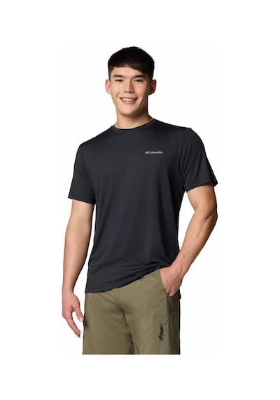 Columbia Tech Trail Utility Erkek Kısa Kollu Tişört-7858 Siyah