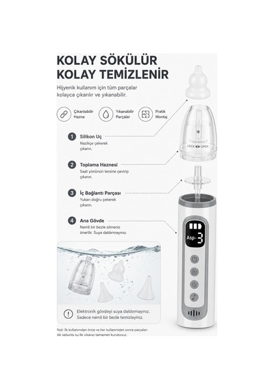 Robeve Auhma Ahb-10 Elektrikli Burun Aspiratörü Usb Şarjlı, 3 Kademeli Emiş Gücü, Dijital Led Ekran, 3 Yumuşak Silikon Uç, Müzikli Nazal Aspiratör, Yenidoğan, Bebek Ve Çocuklar Için Burun Temizleme Robeve Auhma Ahb-10 Elektrikli Burun Aspiratörü Usb Şarjlı, 3 Kademeli Emiş Gücü, Dijital Led Ekran, 3 Yumuşak Silikon Uç, Müzikli Nazal Aspiratör, Yenidoğan, Bebek Ve Çocuklar Için Burun Temizleme