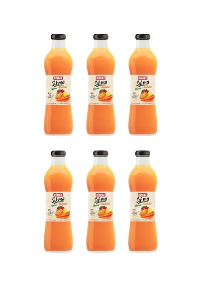 Dimes Sıkma %100 Havuç - Portakal Suyu 700 Ml X 6 Adet