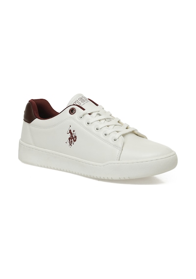 U.S. Polo Assn. U.s. Polo Assn. Palpı 5pr Beyaz Erkek Sneaker 000000000102032103 Beyaz-bordo
