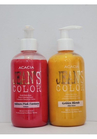 Acacia Jean's Color Altın Sarısı - Somon Saç Boyası 2 x 250 ML