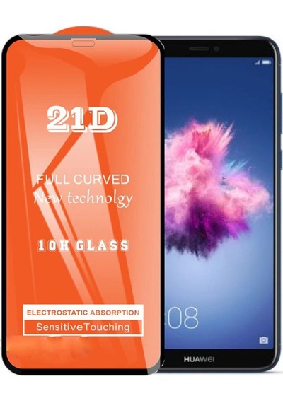 Huawei P Smart (2018) Ekran Koruyucu 21D Tam Kaplayan Kavisli Huawei P Smart (2018) Ekran Koruyucu 21D Tam Kaplayan Kavisli