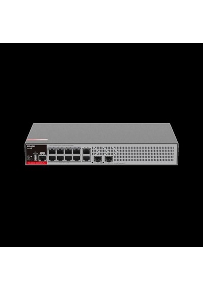 Ruıjıe 8-port 125w Full Poe Rg-s2915-10gt2ms-p-l Gıgabıt 2x-2.5ge Yönetilebilir Poe Swıtch