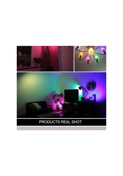 Yeni 2025 Rgb Led Ampul Çok Renkli Led Home Uzaktan Kumandalı Dim Edilebilir Ampul Rengarenk Ampül, Drwlampül Diğer