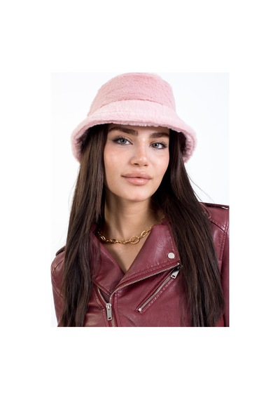 Ladycolor Şapka Yumuşak Dokulu Bucket Pembe Şapka Pembe