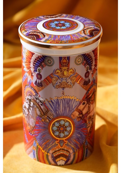Whisper Porselen Kavanoz - 1900 Ml Çok Renkli