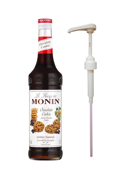 Monin Çikolatalı Kurabiye Şurubu (700ml) + Şurup Pompası