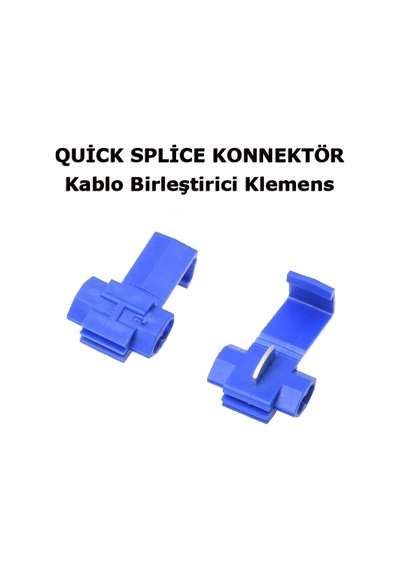 Kablo Birleştirici Klemens Quick Splice Konnektör Kolay 10 Adet