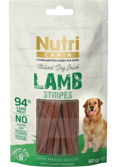 Nutri Canin Kuzulu Tahılsız Köpek Ödül Maması 80 G