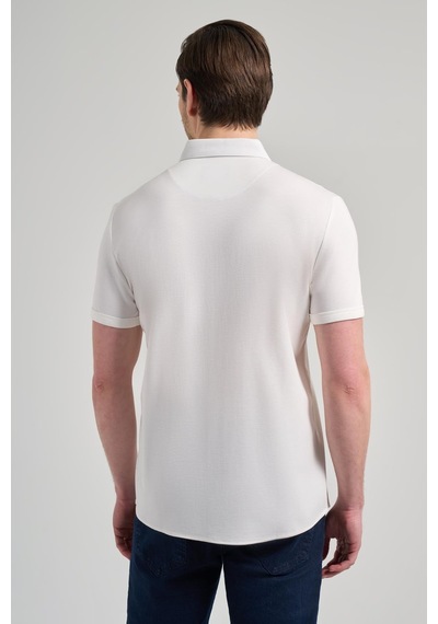 İmza Beyaz Kısa Kol Düz Örme İtalyan Yaka Düğmeli Cepsiz Pamuklu Classic Slim Fit Gömlek 1004250156 600 Beyaz İmza Beyaz Kısa Kol Düz Örme İtalyan Yaka Düğmeli Cepsiz Pamuklu Classic Slim Fit Gömlek 1004250156 600 Beyaz