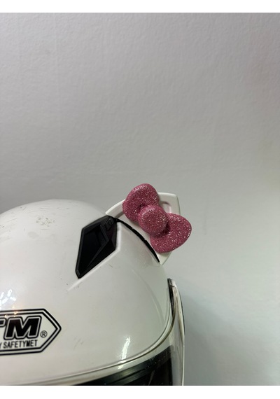 Motor & Motosiklet Pembe Fiyonklu Beyaz Kedi Kulak Kask Dış Aksesuarı Diğer