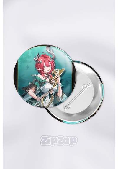 Ciaccona Wuthering Waves Gacha Çanta Süsü Rozet İğneli Buton Rozet Seti 1 Adet Tekli