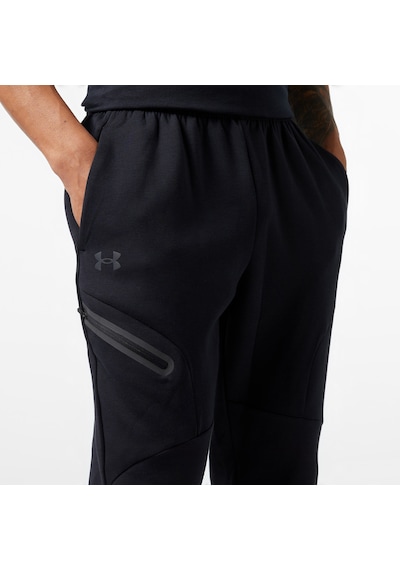 Under Armour Unstoppable Flc Jgr Eu Erkek Siyah Eşofman Altı Düz 1389353 Siyah