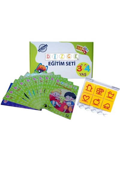 Dizge 3-4 Yaş Dikkat Ve İşitsel Zekayı Geliştirme Seti