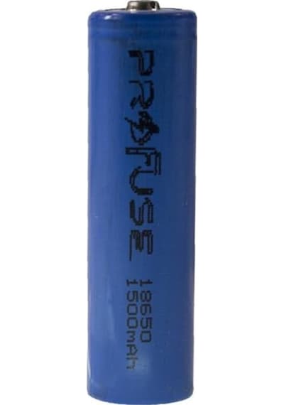 Profuse 1500 mAh 3.7 V Başlı 18650 Li-Ion Şarj Edilebilir Pil