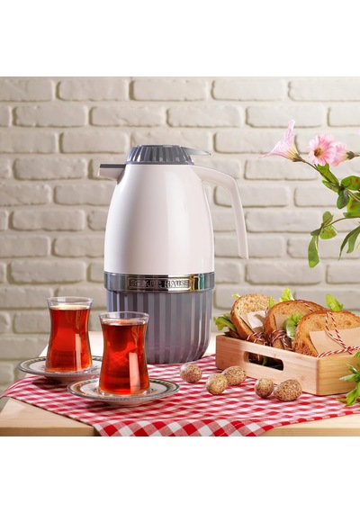 Hause 2 L Cam Termos-gri Açık Beyaz