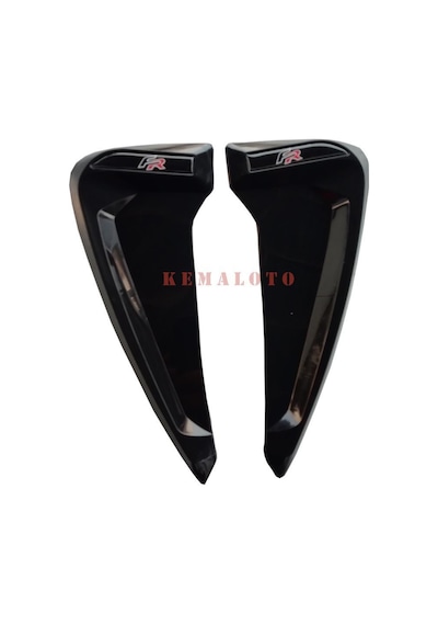 Koto Çamurluk Venti Çamurluk Rüzgarlığı Piano Black 2 Adet Logolu