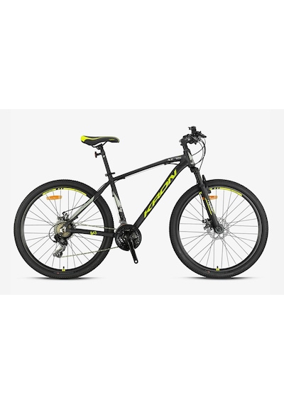 Kron Xc 75 27.5" Jant Mekanik Disk 21 Vites Dağ Bisikleti 18 Kadro Siyah Sarı