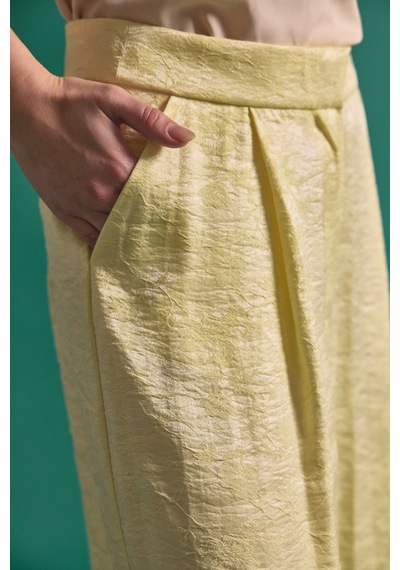 Sateen Freya Pantolon - Sarı-137158 Sarı