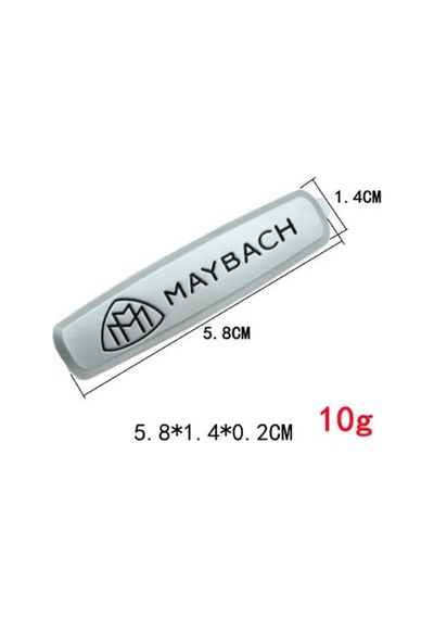 Mercedes-maybach Ön Koltuk Arkası 3d Emblem Lüks Araç İçi Dekoratif Logo - Yan Logo