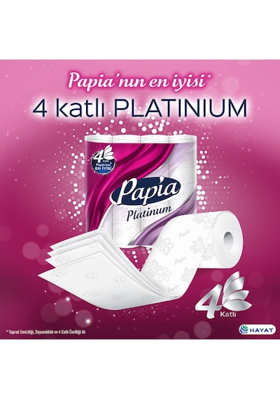 Platinum Tuvalet Kağıdı 96 Rulo 32 Rulo X 3 Paket