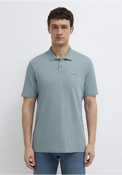 Mavi - Gri Polo Tişört 0611837-70118