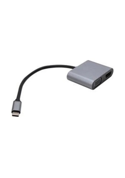 Vcom Cu4512 Type-c To Hdmi+vga+usb2.0+ Type-c Çevirici Kdo