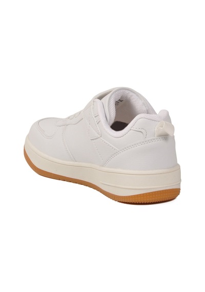 Beyaz Cırtlı Unisex Çocuk Spor Ayakkabı Follow 0914 F