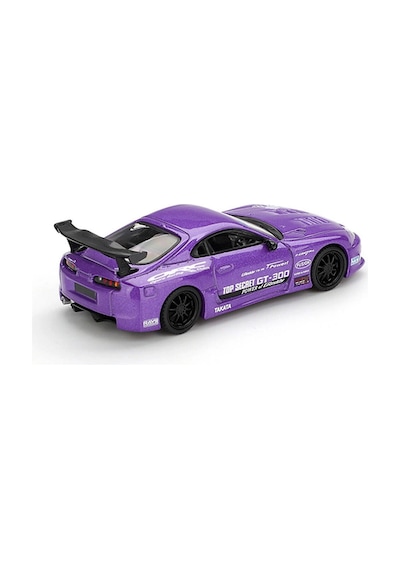 Mini Gt 1/64 Toyota Supra A80 Top Secret Gt-300 Top Secret Purple Blister Paket