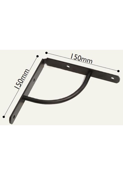 Raf Altı Metal 15 15cm 2 Adet 001