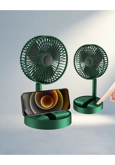Kompakt Taşınabilir Mini Fan 3 Kademeli Şarj Edilebilir