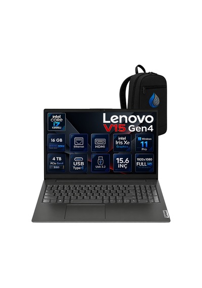 Lenovo V15 G4 IRU 83A100GPTRRNP08 i7-1355U 16 GB 4 TB SSD 15.6" W11P Dizüstü Bilgisayar