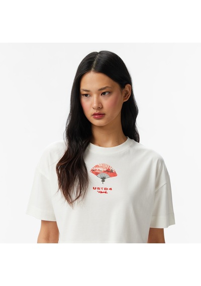 United4 Unıted4 Regular Fit Kadın Siyah T-shirt Paze Siyah