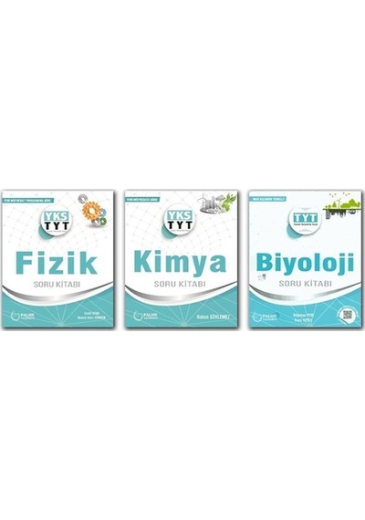Palme Yayıncılık Palme Tyt Fizik Kimya Biyoloji Soru Kitabı Fen