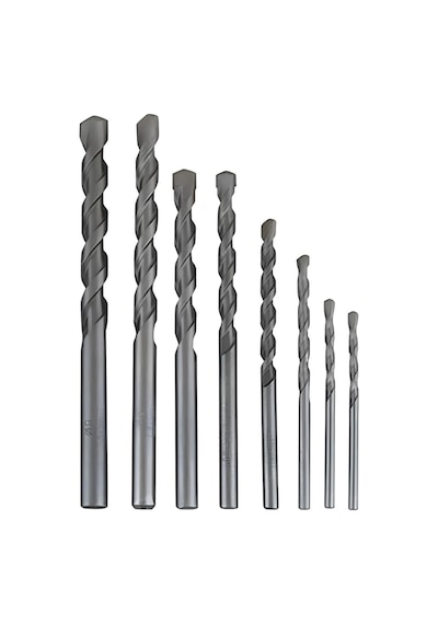 Beton Delme Matkap Ucu Set 8 'li Paket Betonarme Prekast Duvar Delme 3 4 5 6 7 8 9 10 Mm Çap